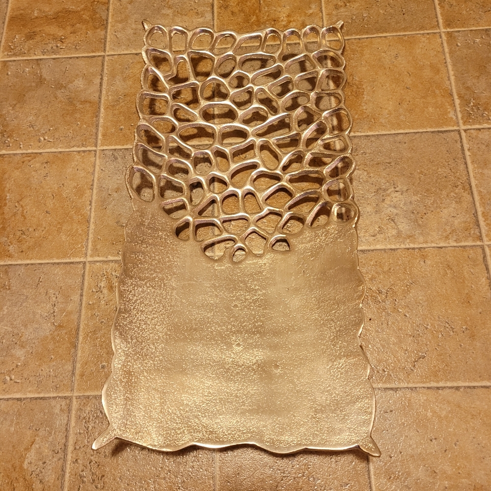 Sagebrook Home Brushed Silver Decor